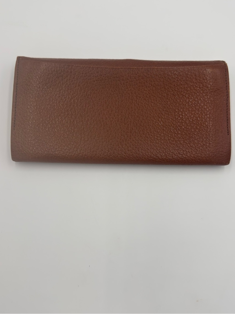Burberrys Vintage Kisslock Brown Embossed Leather Logo Panel Nova Check Interior - Picture 9 of 12